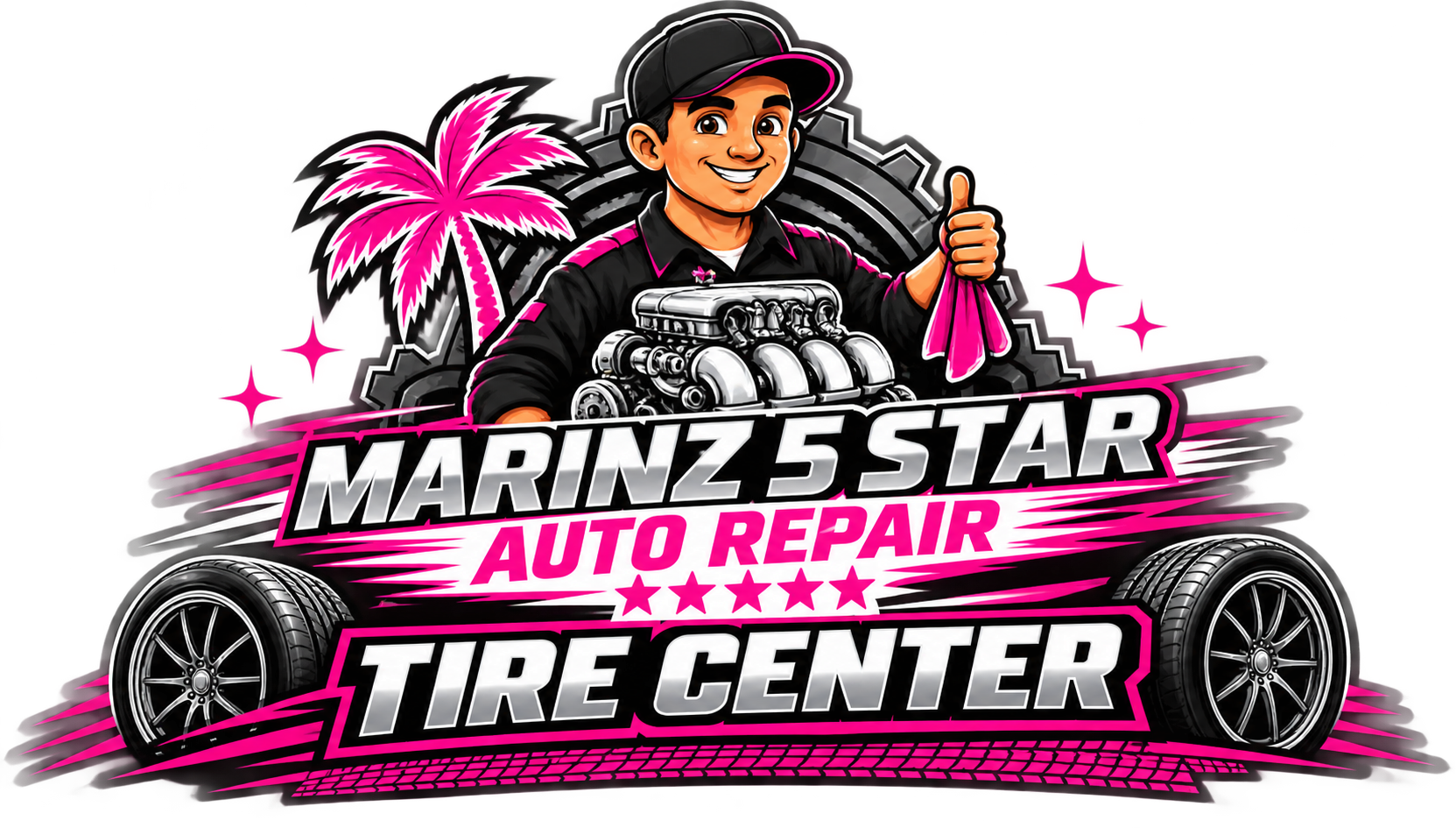 Marinz 5 Star Auto Repair logo